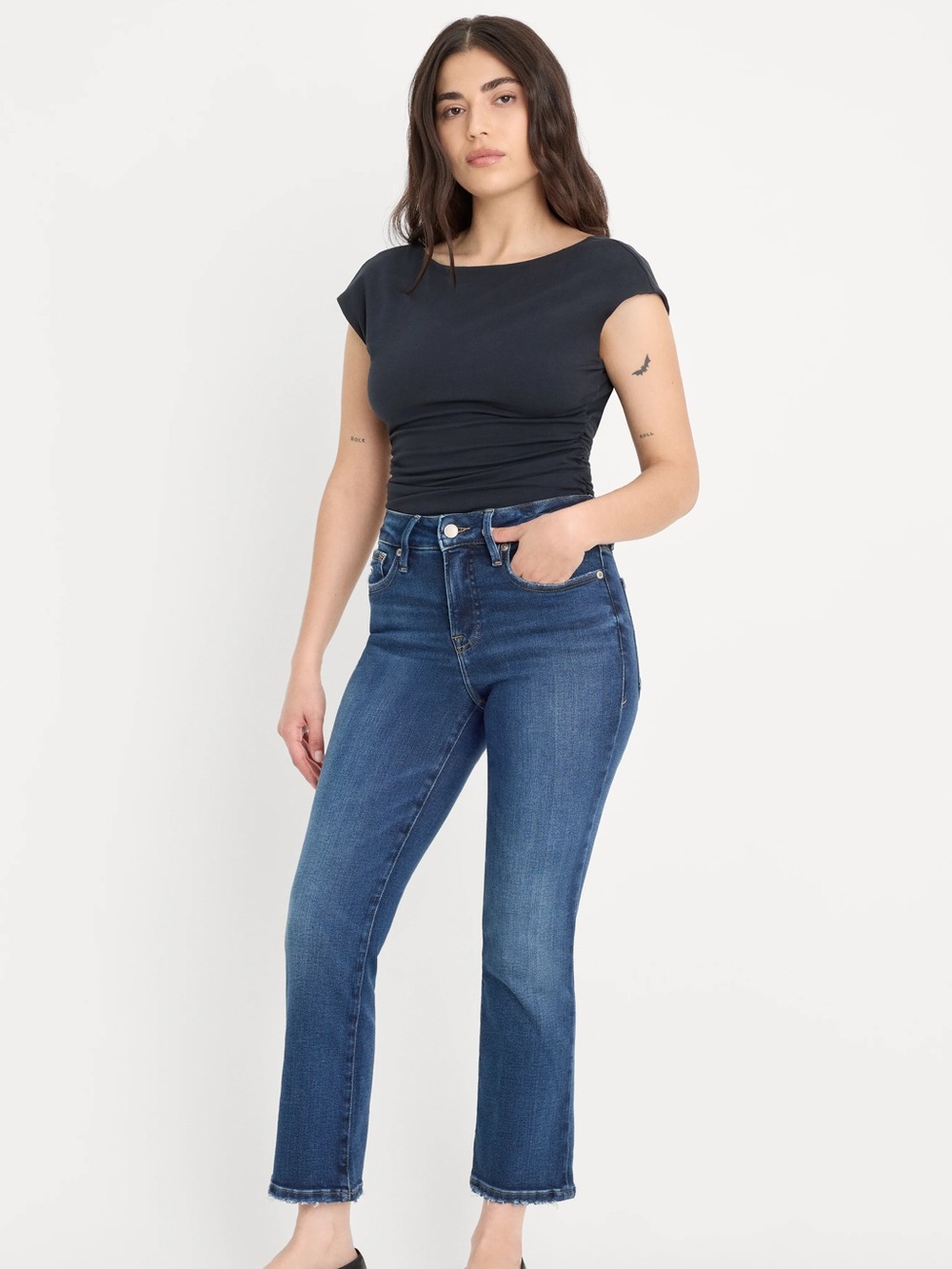 NWT Good American Good Petite Straight Jeans - Size 6-12